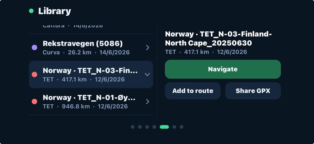 Library on the CarPlay companion